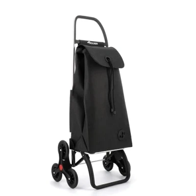 Imagen de Carro Rolser I MAX Tweed 6 Ruedas Sube Escaleras Negro
