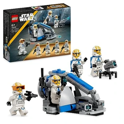 Imagen de LEGO 75359 Star Wars Pack de Combate: Soldados Clon la 332 Ahsoka, Set Las Guerras con Vehículo Speeder Cañones y Minifiguras, Idea Regalo Pequeño para Niños Mayores 6 Años