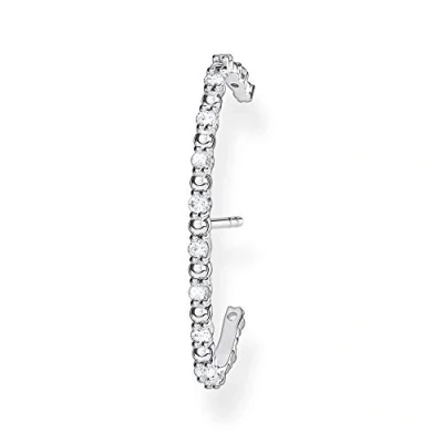 Imagen de THOMAS SABO Pendientes Individuales Piedras Blancas Plata de Ley 925 H2155 051 14, Plateado