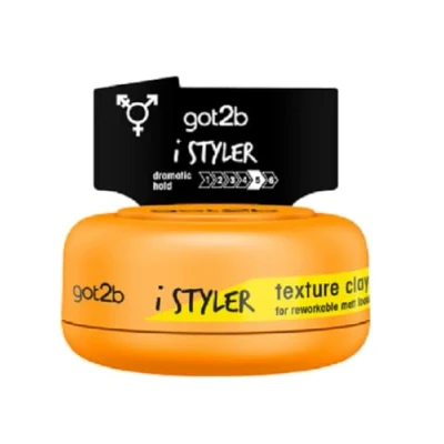 Imagen de Got2b Arcilla Texturizante iStylers, 75 ml, Estilo personalizado, Con efecto mate, Fuerte fijación