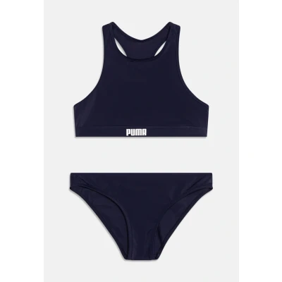 Imagen de Puma SWIM Girls Racerback Bikini para niños, Talla: 116, Navy
