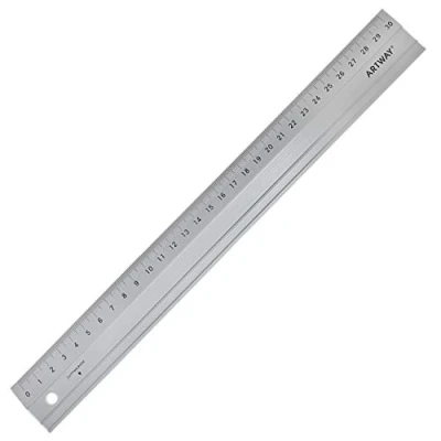 Imagen de Artway Regla de aluminio con borde corte 30 cm