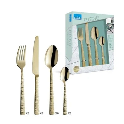 Imagen de Amefa Cutlery Set Felicity Champagne 24 Piece