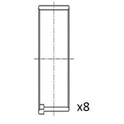 Imagen de Cojinete de biela FAI AutoParts BB2054 STD