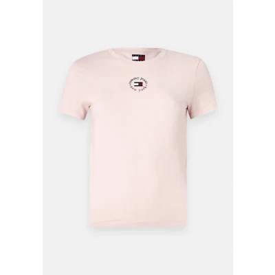 Imagen de Tommy Jeans SLIM Essential LOGO TEE Camiseta básica, Mujer, Talla: 40, Precious pink