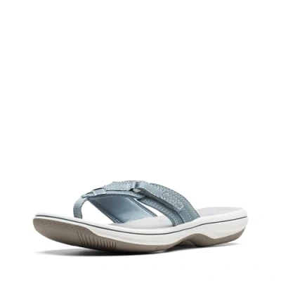 Imagen de Clarks Breeze Sea, Chanclas Mujer, Azul Gris Sintético, 42 EU