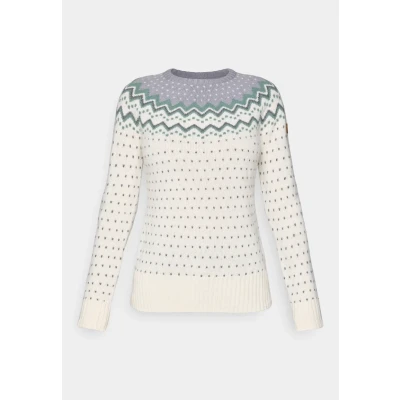 Imagen de Fjallraven 89941 113 055 Övik Knit Sweater W/Övik W Sweatshirt Mujer Chalk White Flint Grey Tamaño XS