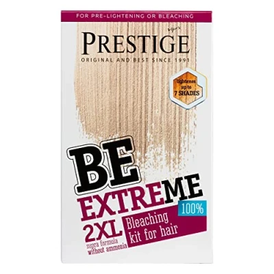 Imagen de Vip&#039;s Prestige Be Extreme Decolorante para el cabello 2XL sin amoniaco, aclara hasta 7 tonos, cuida y protege tu cabello, acabado profesional, PPD, parabenos