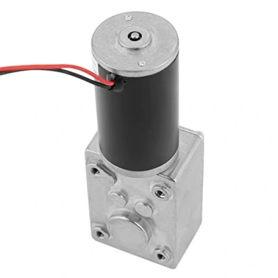 Imagen de Hilitand DC 12V 200RPM Turbo motor engranado, de gusano Turbo, reducci¨®n im¨¢n permanente