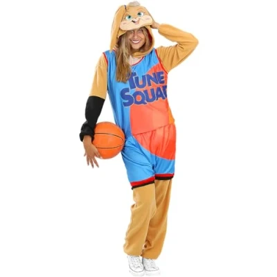 Imagen de Funidelia Disfraz de Lola Bunny Space Jam Looney Tunes para hombre y mujer Dibujos Animados Disfraces adultos, accesorios Fiestas, Carnaval Halloween Talla M L Blanco