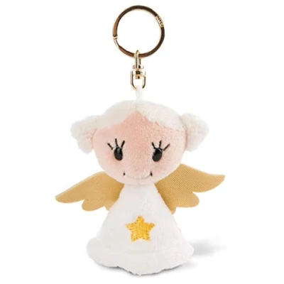 Imagen de NICI Llavero ángel de la Guarda con arcoíris 9cm, Arco Iris, Color Blanco/Rojo (47072)