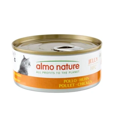 Imagen de Almo Nature HFC Jelly Alimento húmedo para Gatos Adultos. Pollo (24 latas de 150 g)