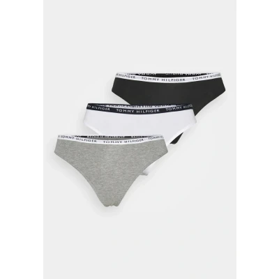 Imagen de Tommy Hilfiger 3P Braguitas, Mujer, Talla: Large, Medium grey htr/white/black