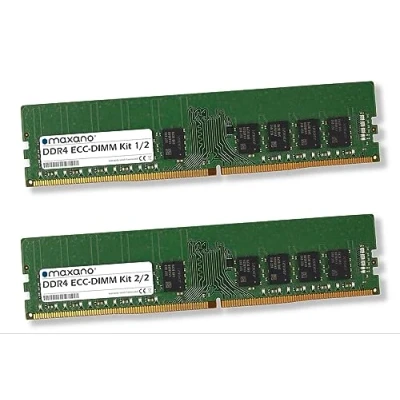 Imagen de Maxano Kit de memoria RAM 32 GB (2 x 16 GB) compatible con Dell PowerEdge T130 DDR4 2400 MHz ECC DIMM