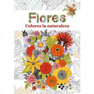 Imagen de Flores: Colorea la naturaleza: 5