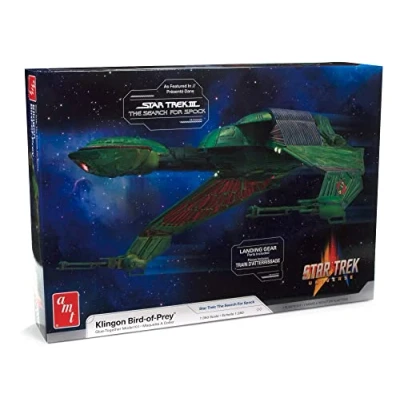 Imagen de AMT Star Trek Klingon Bird of Prey Kit de modelo a escala 1:350