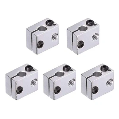 Imagen de Saipor Bloque de calefacción aluminio para impresora 3D MK7 MK8, 5 unidades