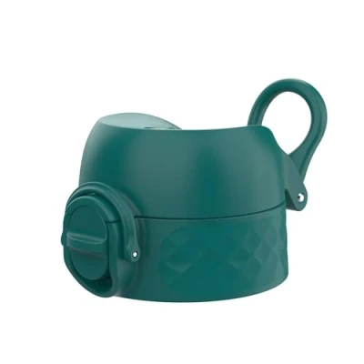 Imagen de ion8 Tapa de Botella agua OneTouch 2.0 a Prueba fugas, Sin BPA, Pequeña, Aqua