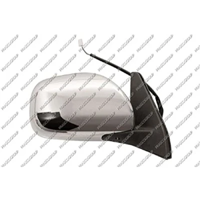 Imagen de Espejo retrovisor Prasco TY8487323 derecha negro cromado eléctrico convexo TOYOTA: Land Cruiser Prado 90, 120