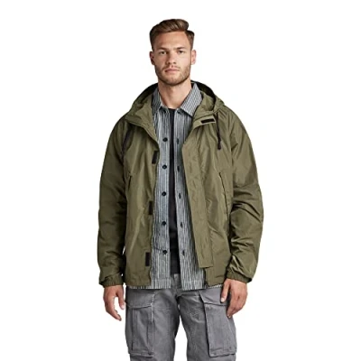Imagen de G STAR RAW Sporty Hooded Jacke, Chaquetas para Hombre, Verde (shadow olive D22908 D296 B230), M