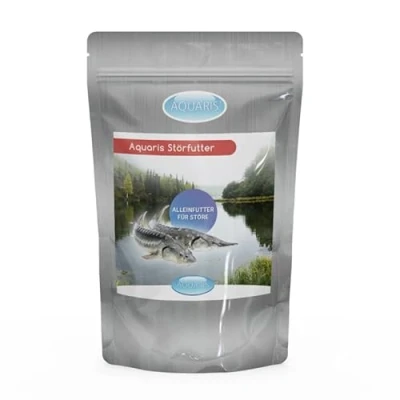 Imagen de AQUARIS alimento para Peces esturión no enturbia el Agua y Contiene Muchos nutrientes con Elementos útiles de fácil digestión 3808 g / 5,6 L 3 mm