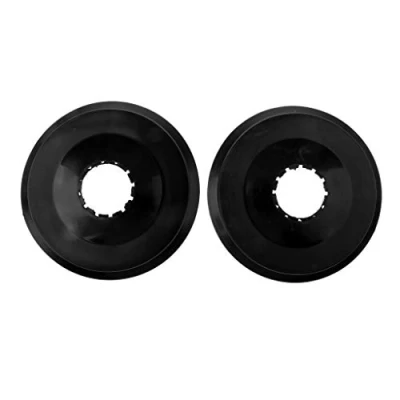 Imagen de Protector de radios bicicleta negra para rueda trasera