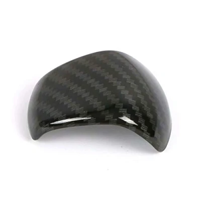 Imagen de para Q3 F3 2019 2023 Coche Pomos de Palanca Cambios Plástico ABS Interior del Automóvil 1 Piezas (Color Fibra Carbono)