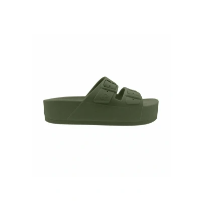 Imagen de Cacatoès COMPENSÉES Caipirinha Classic Chanclas de baño, Mujer, Talla: 38, Dark kaki Zapatos
