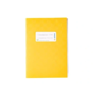 Imagen de Herma Funda para libro (plástico, A5, cubierta con estructura de bast), amarillo