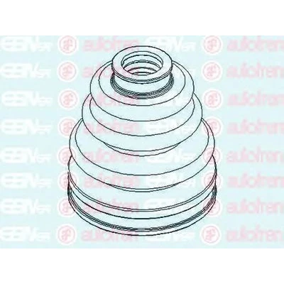 Imagen de AUTOFREN SEINSA D8521T Fuelle Palier 125 lado de rueda NISSAN: Qashqai / Qashqai+2 I, X Trail, RENAULT: Koleos I