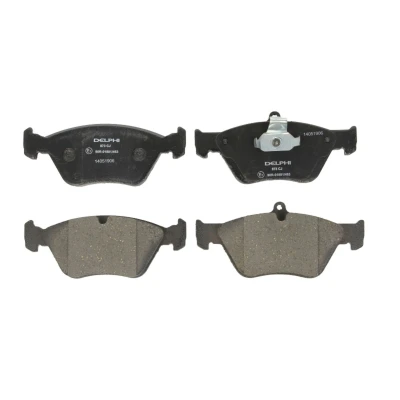 Imagen de DELPHI LP873 Juego de pastillas freno preparado para indicador desgaste Chapa antichirridos sin accesorios OPEL: Calibra A, Vectra A Berlina