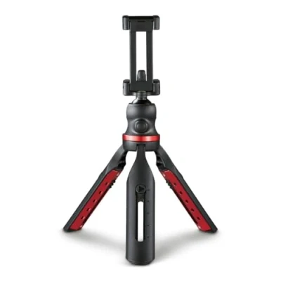 Imagen de Hama Solid tripode Teléfono Inteligente/Tableta 3 Pata(s) Negro, Rojo Trípode (Teléfono Inteligente/Tableta, Pata(s), Rojo, 1/4&quot;, De plástico)