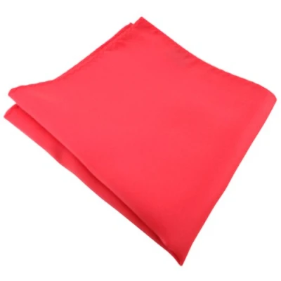 Imagen de ohne Markenname TigerTie pañuelo en rojo rosé salmón monocromo Pochette