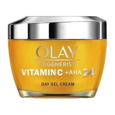 Imagen de Olay Crema de gel AHA24 + vitamina C para el día, con C, AHA y niacinamida, una piel radiante uniforme, 50 ml