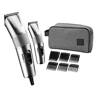 Imagen de CORTAPELO BABYLISS 60 MINUTOS AUTON. 6 ACCESORIOS BARBA DE 1MM CON BOLSA