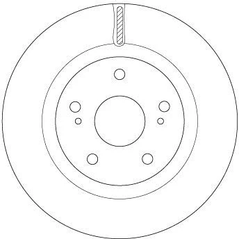 Imagen de TRW DF6576 Disco de freno 285 24 5 114,3 ventilado barnizado SUZUKI: SWIFT