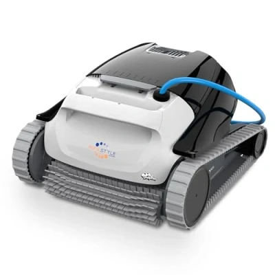 Imagen de Dolphin Poolstyle Robot limpiafondos automático para Piscinas enterradas de 8m, Accesorios Piscina Sube Paredes