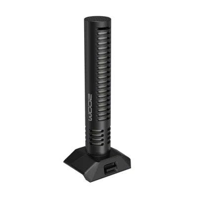 Imagen de Zoom SSH 6e Cápsula de micrófono estéreo escopeta con parabrisas peludo, lado medio, grabación mono a súper ancha, para película, video, ENG y diálogo