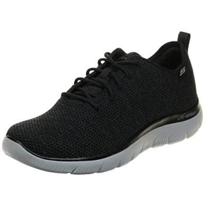 Imagen de Skechers Summit Doharis, Zapatillas Hombre, Ribete de Punto Negro, 46 EU