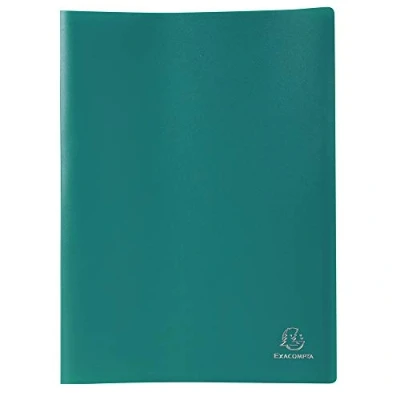 Imagen de Exacompta 8553E Carpeta de 50 fundas PVC, A4, color verde