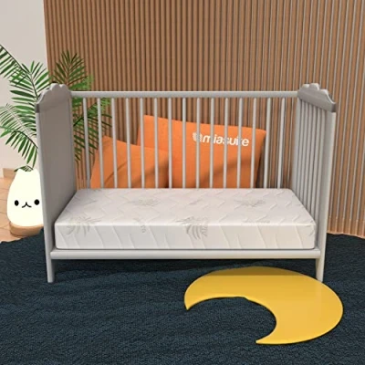 Imagen de miasuite i sogni italiani Lupin Baby H14 55X140 Espuma, Madera, Bianco, 60x120x14 cm