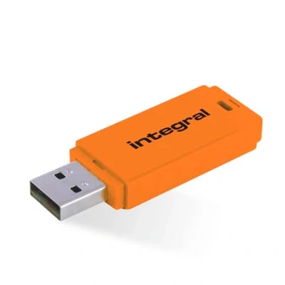 Imagen de Integral 128GB Neon Naranja USB 2.0 Flash Drive