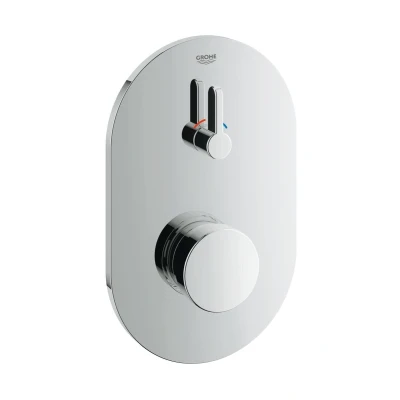 Imagen de Grohe 36321000 Ducha con Mezclador y Limitador de Temperatura Ajustable Temporizado, Cromo (Chrome), 1/2 &quot;