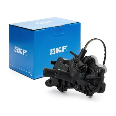 Imagen de SKF VKPA 81341 bomba de agua 28 con juntas correa, termostato montado en Plástico carcasa (cárter) VOLKSWAGEN: CADDY 4 Kombi