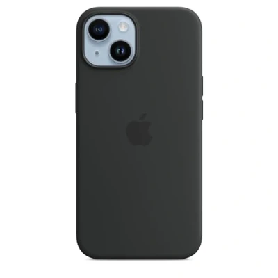 Imagen de Apple Magsafe Silicio Back Cover Negro iPhone 14
