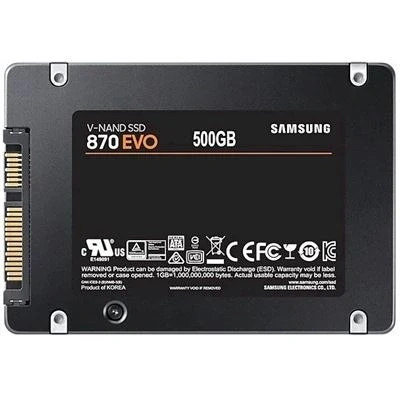 Imagen de Samsung 870 EVO 2.5&quot; 500 GB Serial ATA III V NAND MLC
