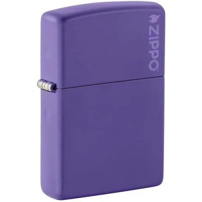 Imagen de Zippo PL237 Logo Briquet, Unisex Adult, Purple Matte, Normal