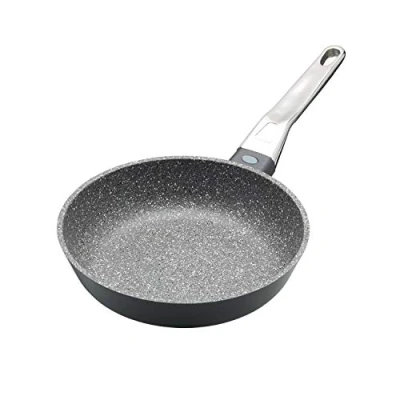 Imagen de KitchenCraft Master Class Sartén de aluminio fundido antiadherente (inducción, 20 cm), color Gris, aluminio, cm