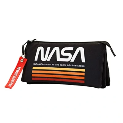 Imagen de Karactermania NASA FAN Triple Estuche escolar para niños, Talla: One Size, Black