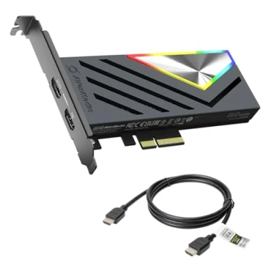 Imagen de AVerMedia para Streaming y grabación 4K60 con Baja latencia en PS5, PS4 Pro, Xbox Series X/S, Switch, PC GC575 Live Gamer 4K 2.1